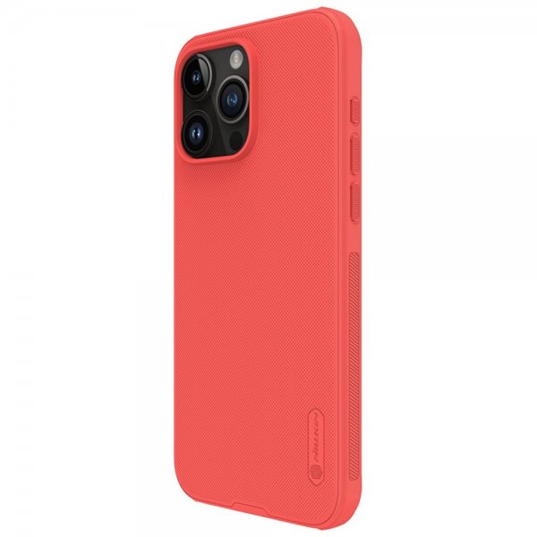 iPhone 15 Pro Case Super Frosted Shield Pro Red