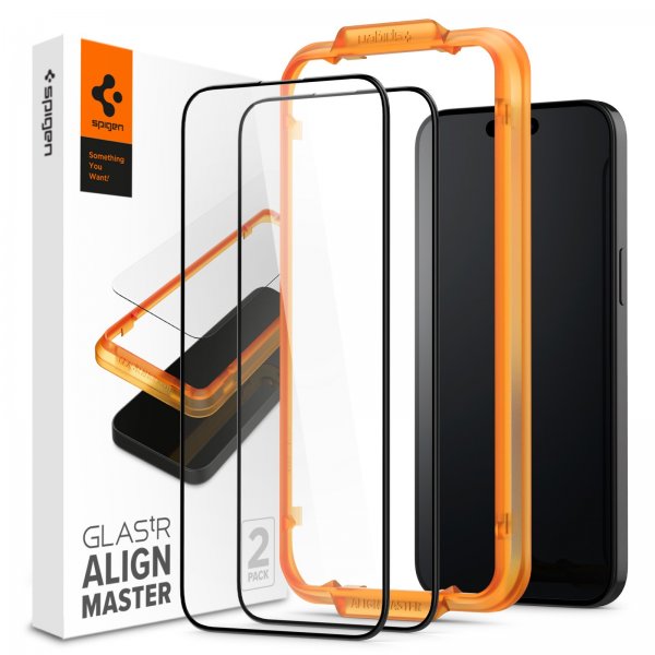 iPhone 15 Pro Screen Protector GLAS.tR ALIGNmaster 2-pack