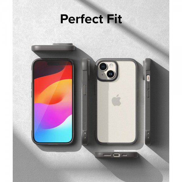 iPhone 15 Case Fusion Bold Matte Gray