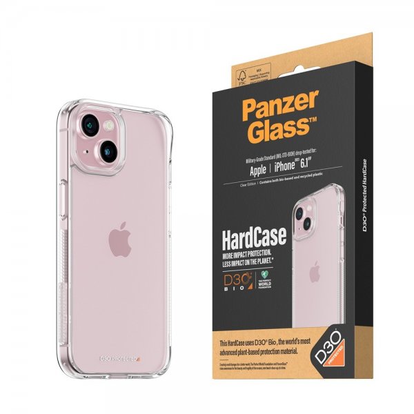 iPhone 13/14/15 Case HardCase D3O Transparent