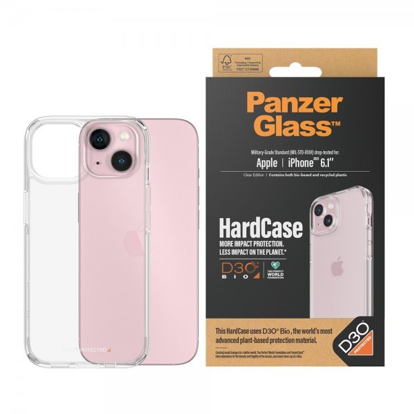 iPhone 13/14/15 Case HardCase D3O Transparent