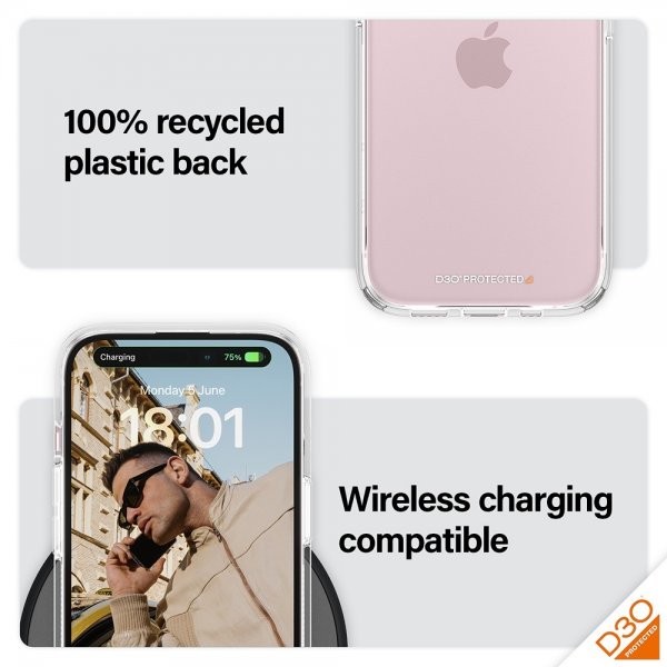 iPhone 13/14/15 Case HardCase D3O Transparent