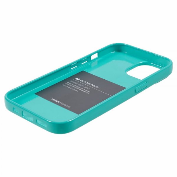 iPhone 15 Case Jelly Glitter Cyan