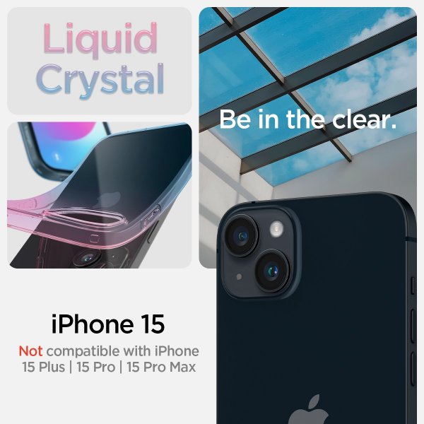 iPhone 15 Case Liquid Crystal Gradation