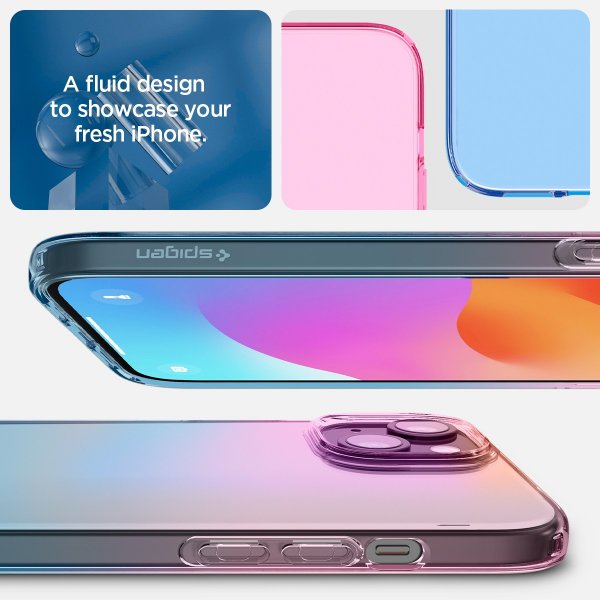 iPhone 15 Case Liquid Crystal Gradation