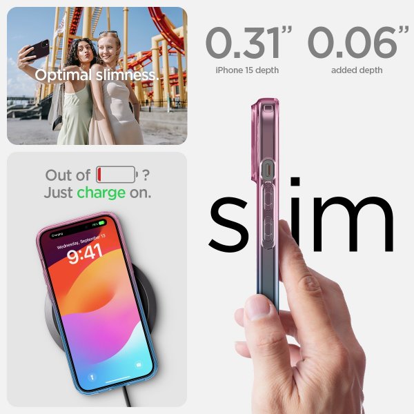 iPhone 15 Case Liquid Crystal Gradation