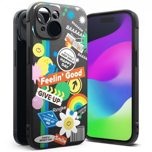 iPhone 15 Case Onyx Design Sticker