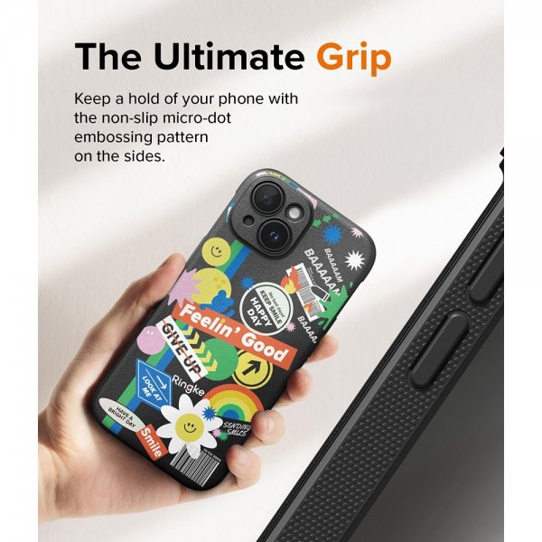 iPhone 15 Case Onyx Design Sticker