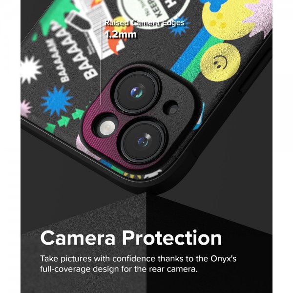 iPhone 15 Case Onyx Design Sticker