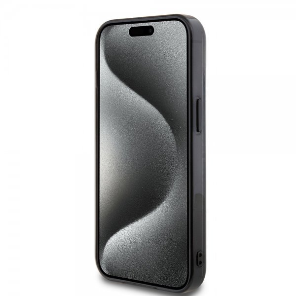 iPhone 15 Case Rhombus Pattern MagSafe AMG Transparent