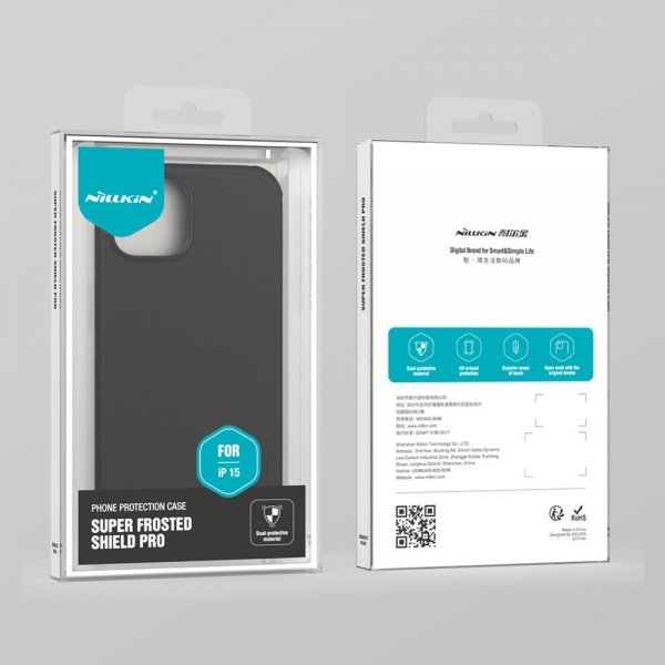 iPhone 15 Case Super Frosted Shield Pro Blue