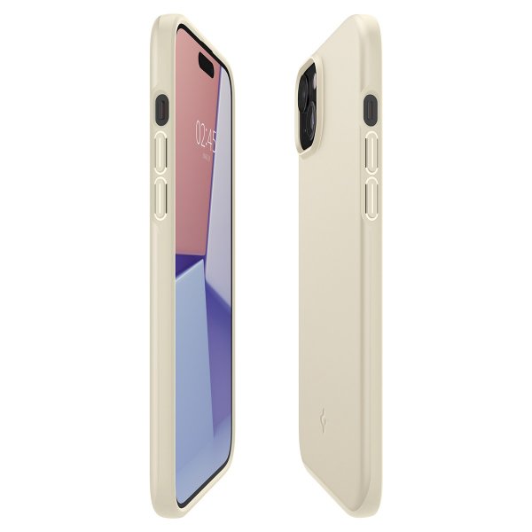 iPhone 15 Case Thin Fit Mute Beige