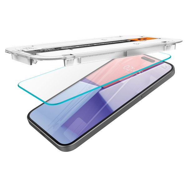 iPhone 15/iPhone 16 Screen Protector GLAS.tR EZ Fit 2-pack