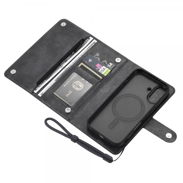 iPhone 16 Cover Detachable Case GV Series MagSafe Black