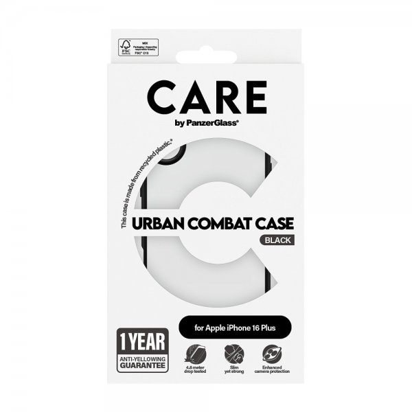 iPhone 16 Plus Case Urban Combat Black