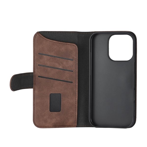 iPhone 16 Pro Cover 3 Card slots Brown