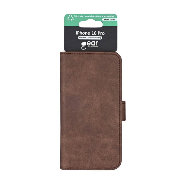 iPhone 16 Pro Cover 3 Card slots Brown