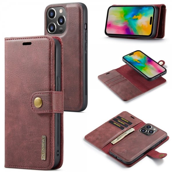 iPhone 16 Pro Cover with Detachable case Red
