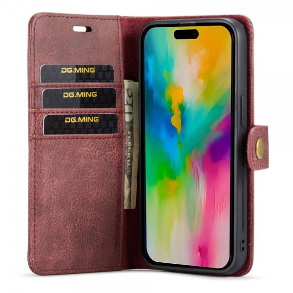 iPhone 16 Pro Cover with Detachable case Red
