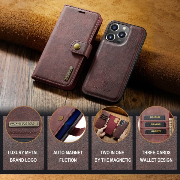 iPhone 16 Pro Cover with Detachable case Red