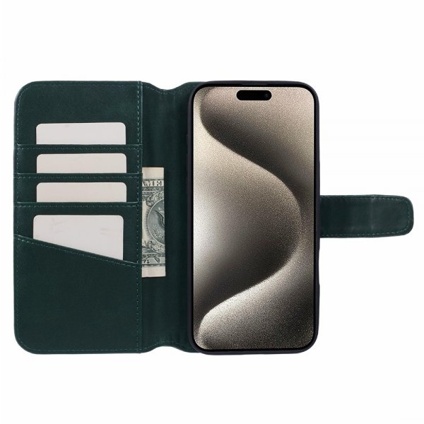 iPhone 16 Pro Max Cover Essential Leather Juniper Green