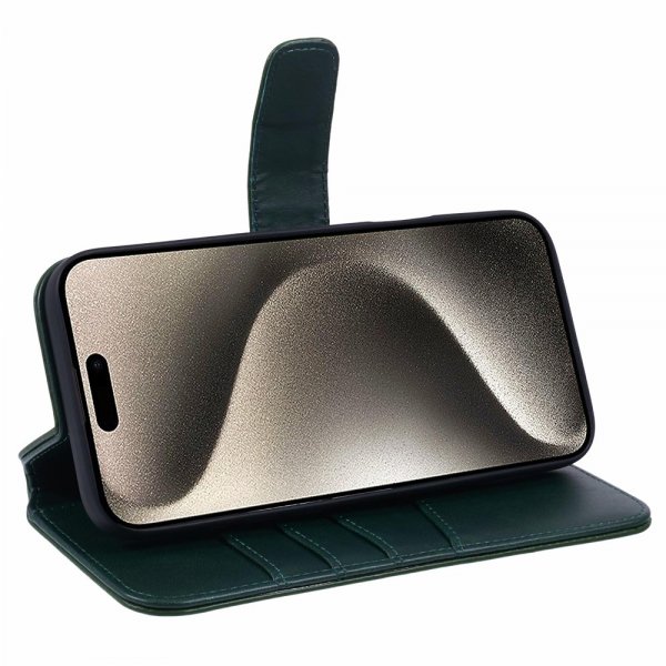 iPhone 16 Pro Max Cover Essential Leather Juniper Green
