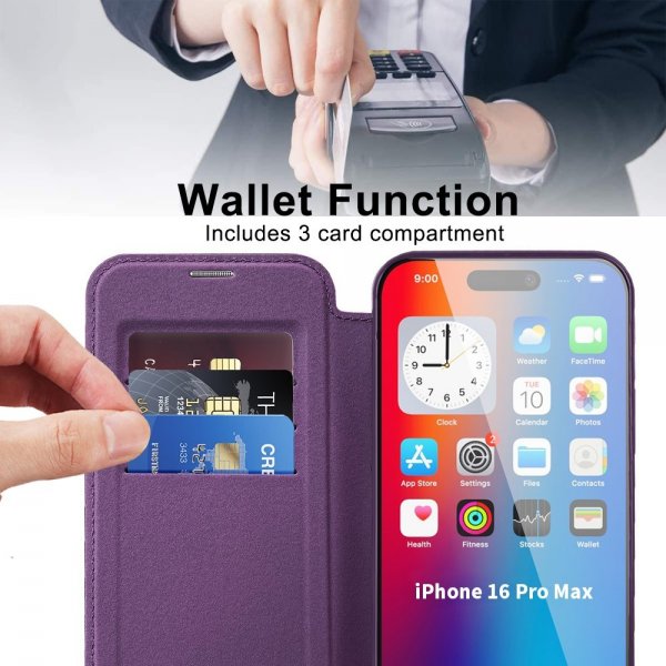 iPhone 16 Pro Max Cover MagSafe Purple