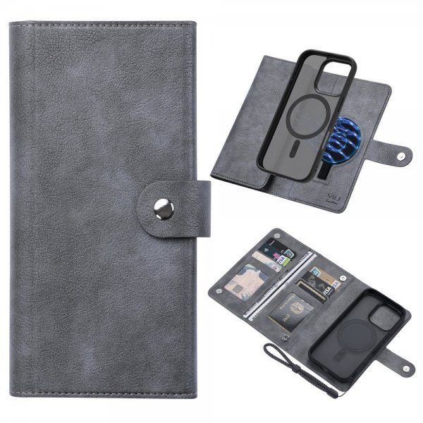 iPhone 16 Pro Max Cover Detachable Case GV Series MagSafe Grey