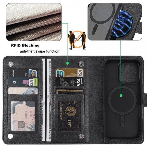 iPhone 16 Pro Max Cover Detachable Case GV Series MagSafe Black
