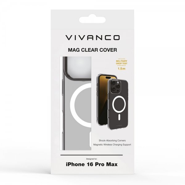 iPhone 16 Pro Max Case Mag Clear Transparent