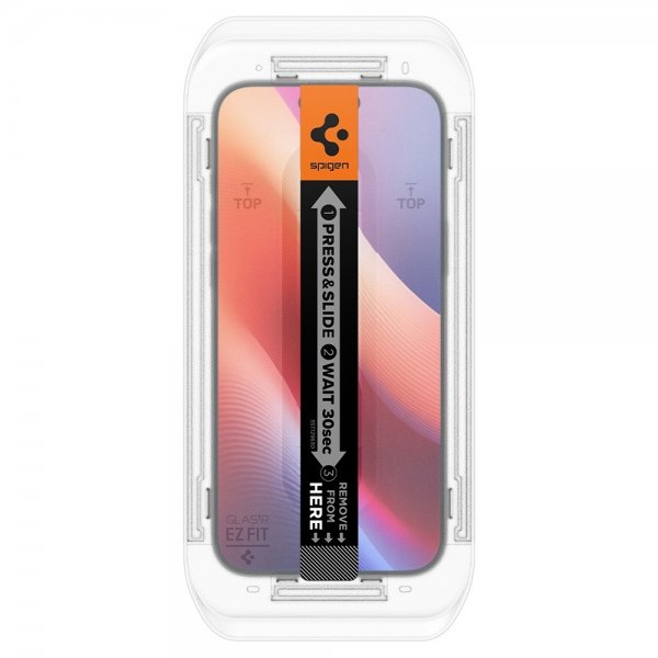 iPhone 16 Pro/iPhone 17/17 Pro Screen Protector GLAS.tR EZ Fit 2-pack