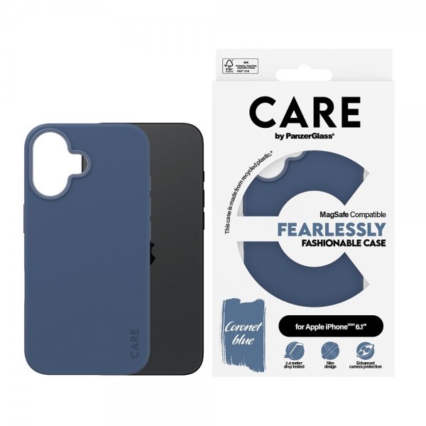 iPhone 16 Case Fashionable MagSafe Blue