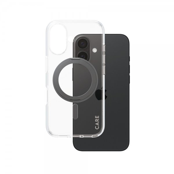 iPhone 16 Case Kickstand MagSafe Black
