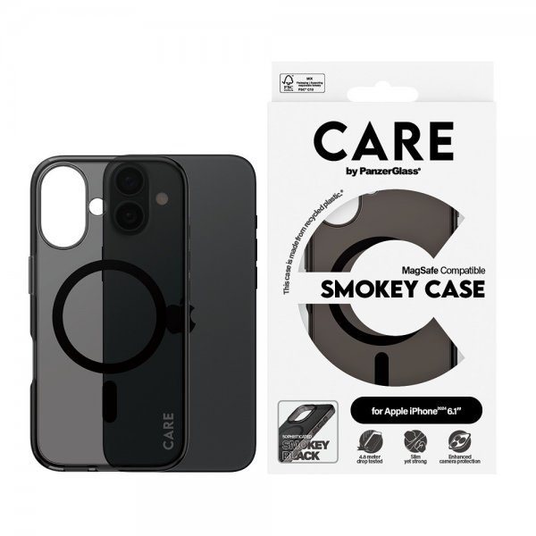 iPhone 16 Case Smokey MagSafe Black