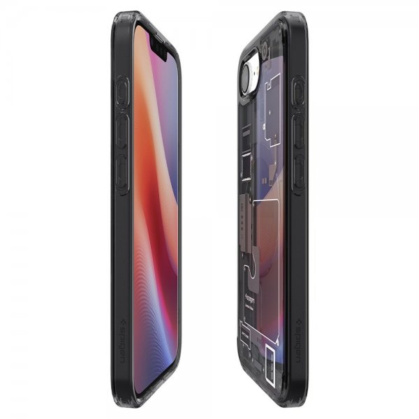 iPhone 16e/iPhone 17e Case Ultra Hybrid Zero One MagFit Black