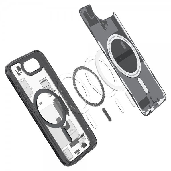 iPhone 16e/iPhone 17e Case Ultra Hybrid Zero One MagFit Black