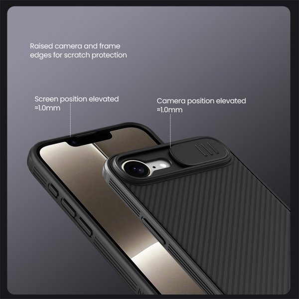 iPhone 16e/17e Case CamShield Pro Black