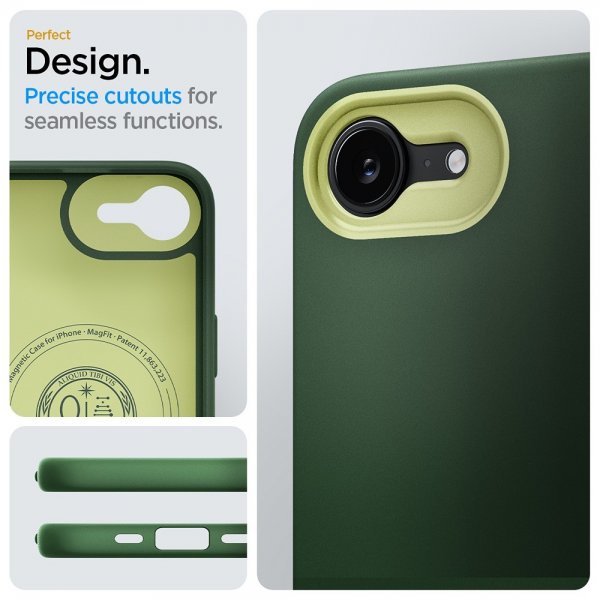 iPhone 16e/17e Case Nano Pop MagFit Avo Green