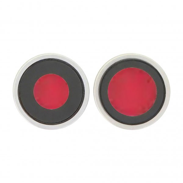 Camera lenses with frame for iPhone 17 - White