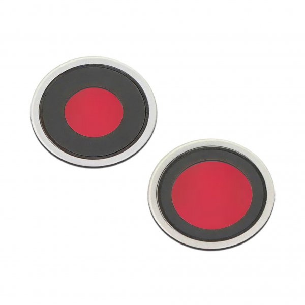 Camera lenses with frame for iPhone 17 - White