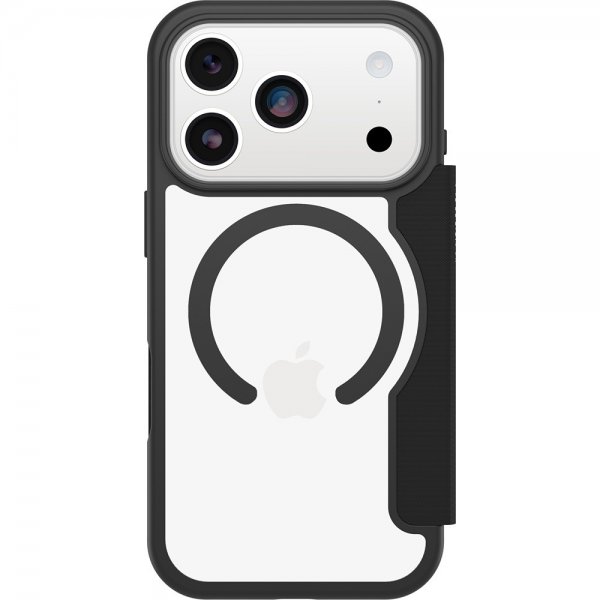 iPhone 17 Pro Cover React Folio MagSafe Black Crystal