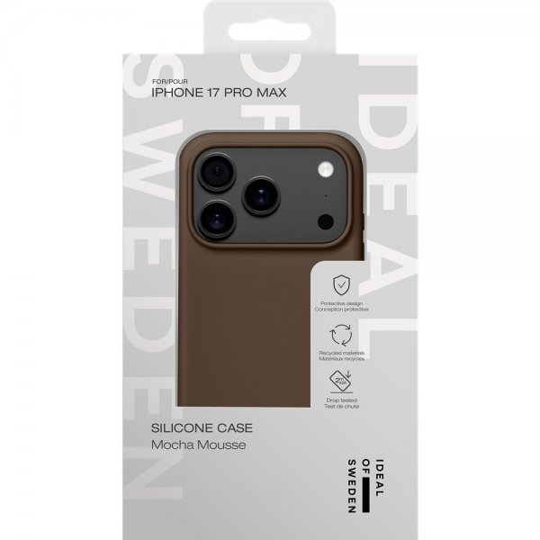 iPhone 17 Pro Max Case Silicone Case MagSafe Mocha Mousse