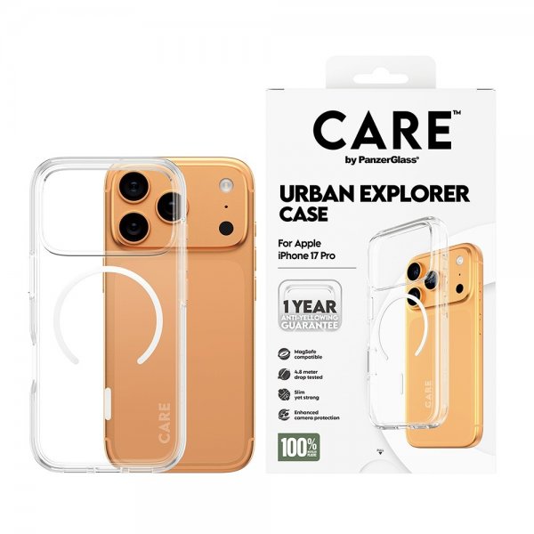 iPhone 17 Pro Case Urban Explorer MagSafe White