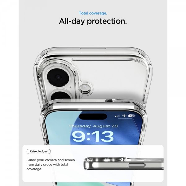 iPhone 17 Case Ultra Hybrid S MagFit Clear White
