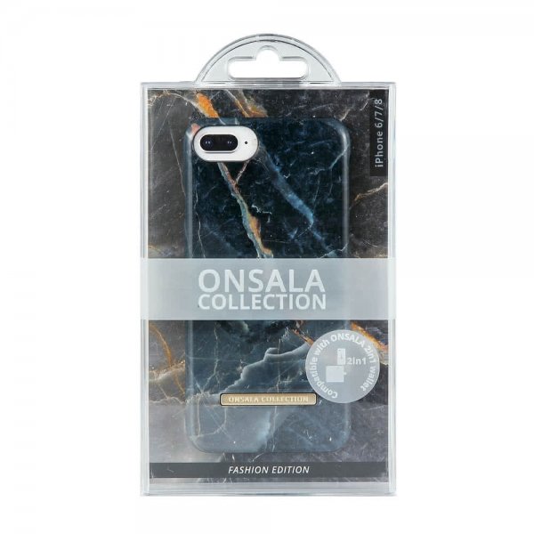 iPhone 6/6S/7/8/SE Case Fashion Edition Grey Marble