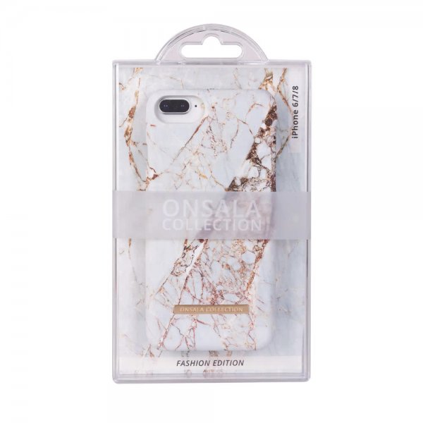 iPhone 6/6S/7/8/SE Case Fashion Edition White Rhino Marble