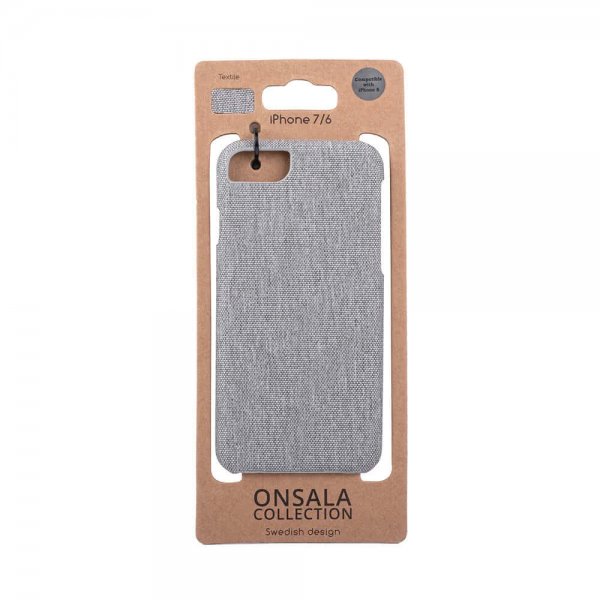 iPhone 6/6S/7/8/SE Case Textile Grey