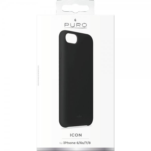 iPhone 6/6S/7/8/SE Case Icon Black