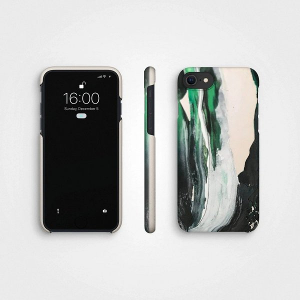 iPhone 6/6S/7/8/SE Case Plant-based phone case Green Paint
