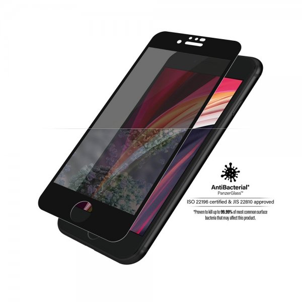 iPhone 6/6S/7/8/SE Screen Protector Edge-to-Edge Case Friendly Privacy